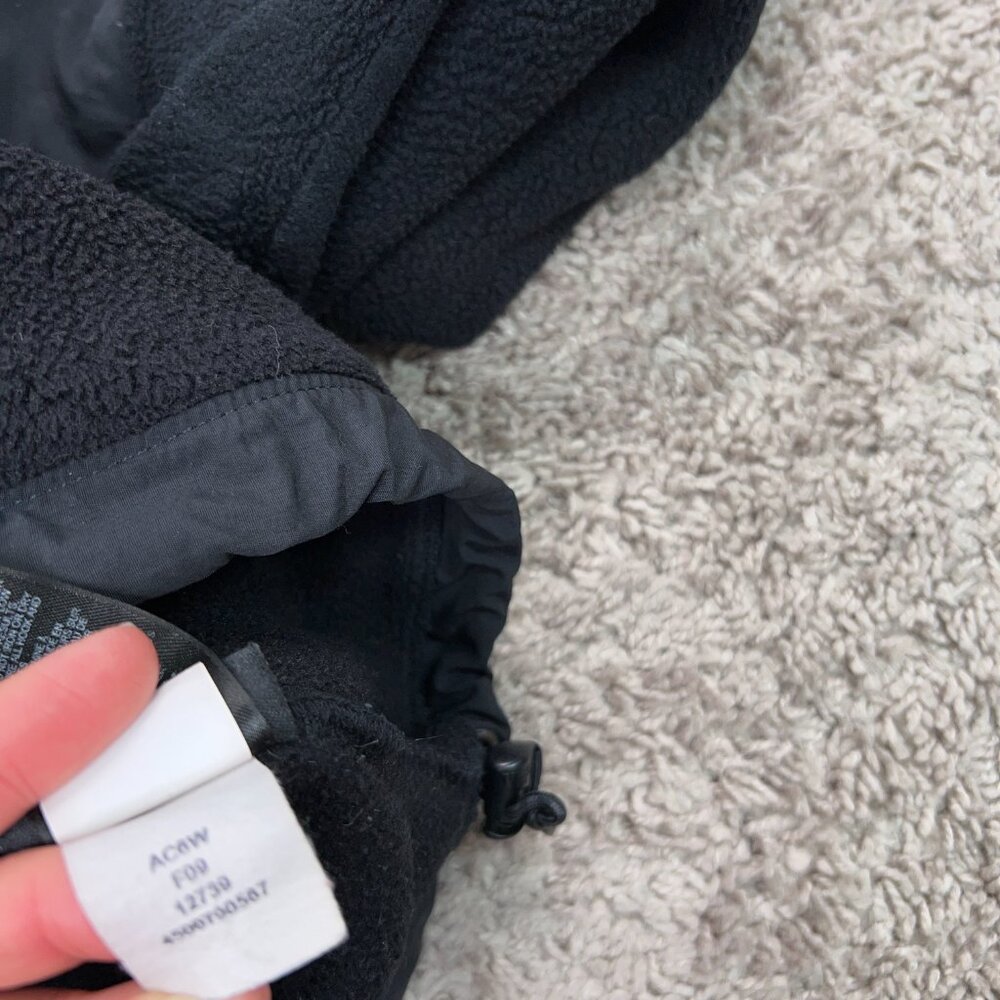 The North Face Sweater Womens Extra Small Black Denali Cozy Fleece Jacket Hike - Picture 13 of 14